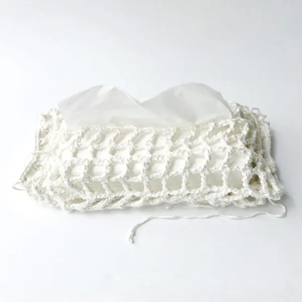 TISSUE COVER / OFF WHITE