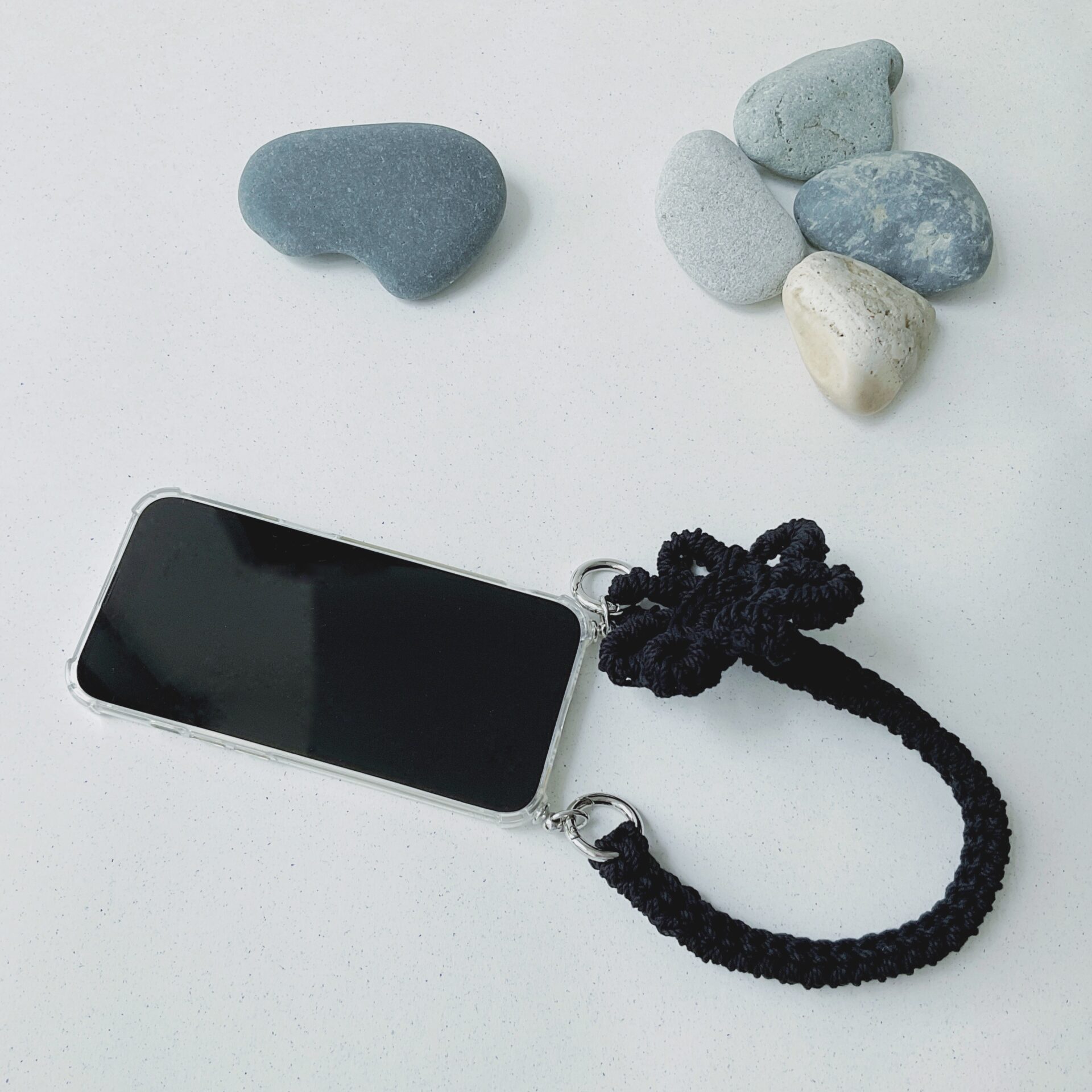 SMARTPHONE STRAP / KEY RING / BLACK